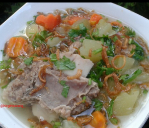 sop iga sapi