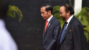 pertemuan antara Jokowi dengan Surya Paloh