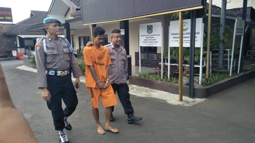 aksi pemukulan di kota cimahi