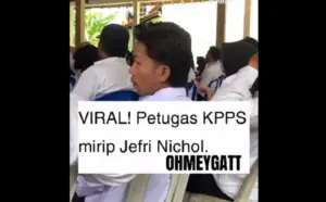 Petugas KPPS miripJefri Nichol
