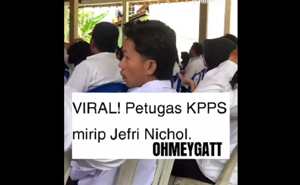 Petugas KPPS miripJefri Nichol