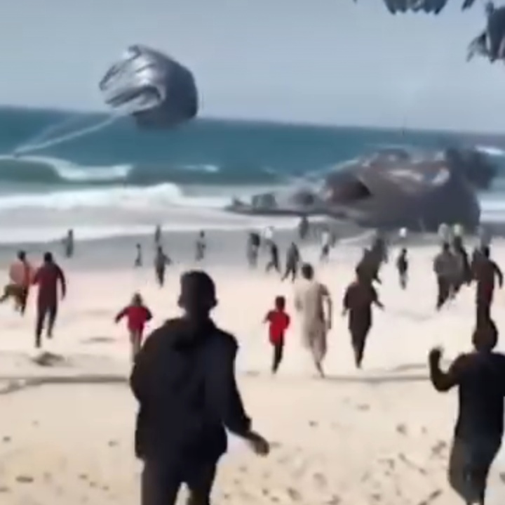 AS Kirim Bantuan ke Gaza Lewat Udara
