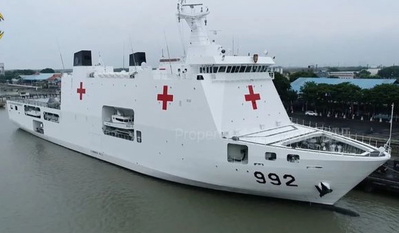KRI Radjiman Tiba di Perairan Indonesia