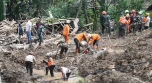 pencarian korban longsor bandung barat dihentikan