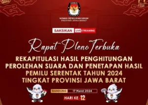 rapat pleno KPU Jabar pemilu 2024