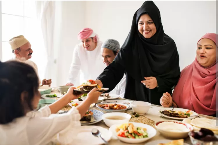 kumpul bersama keluarga saat idul fitri