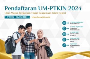 Cara daftar UM PTKIN 2024