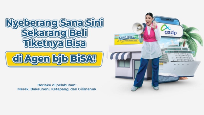 tiket kapal ferry, Agen bjb BiSA!, bank bjb