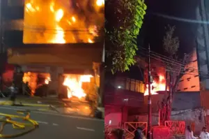 Kebakaran Melanda Gedung Bakamla di Jakarta Pusat
