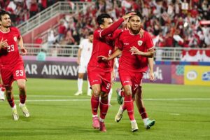 Kalahkan Yordania 4-1 Indonesia Lolos ke Perempat Final