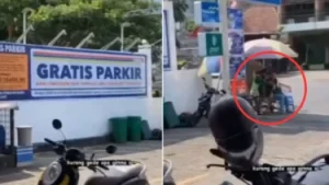 parkir minimarket