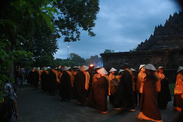 Waisak di candi Borobudur