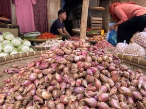 Harga Bawang Merah Tembus Rp46.050 per kg dan Cabai Rawit Rp88.450 per kg