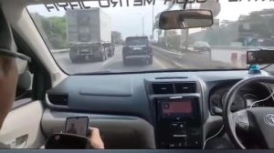 Mobil Pajero Diduga Pakai Pelat Palsu