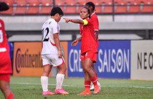 Zaira Kusuma kapten Timnas U17 Wanita Indonesia