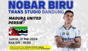 Nobar Biru persib vs madura