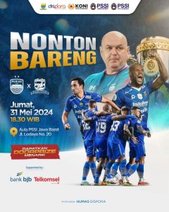 Pemkot Bandung Bakal Gelar Nobar Persib