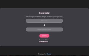 Aplikasi Cupid Meter