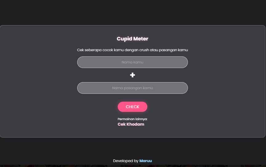 Aplikasi Cupid Meter