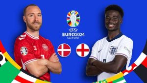 Euro 2024 Duel Inggris Vs Denmark