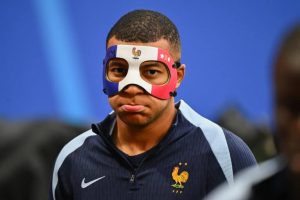 Kylian Mbappe Prancis vs Polandia Euro 2024