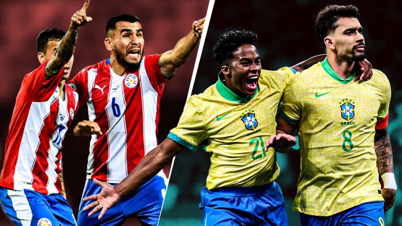 Skor Paraguay vs Brasil