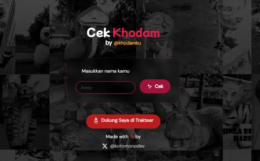 cek khodam online