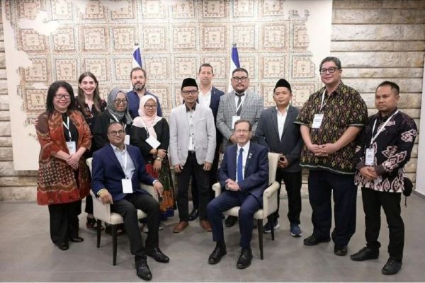 5 Nahdliyin Bertemu Presiden Israel