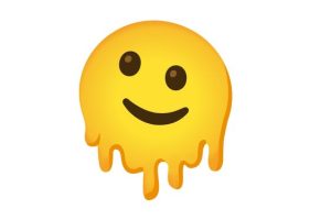 Emoji Wajah Meleleh