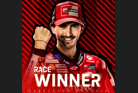 Francesco Bagnaia Menangi Sprint Race MotoGP Indonesia 2024