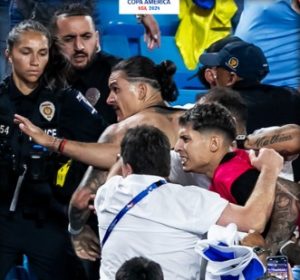 Keributan Uruguay vs Colombia Copa America 2024