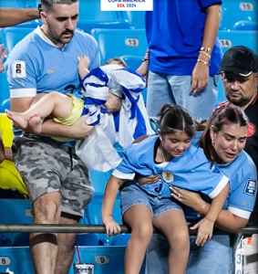 Keributan Uruguay vs Colombia Copa America 2024
