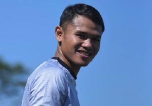Penyerang Persib Dimas Drajad