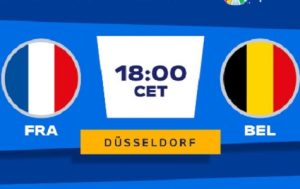 Prancis vs Belgia 16 Besar EURO 2024