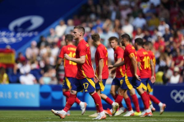 Spanyol Susah Kalahkan Uzbekistan Laga Sepak Bola Olimpiade