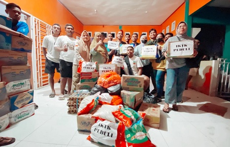 IKTK Peduli Salurkan Bantuan untuk Korban Banjir Halteng