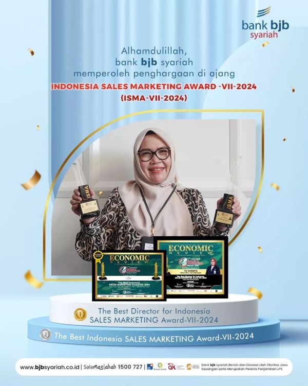bank bjb syariah Raih 2 Penghargaan