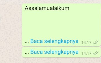 membuat tulisan "baca selengkapnya"