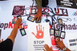 simpatisan syl kekerasan wartawan