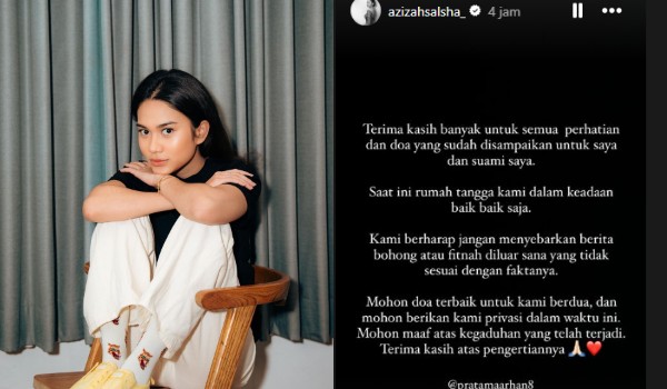 Azizah Salsha Perselingkuhan
