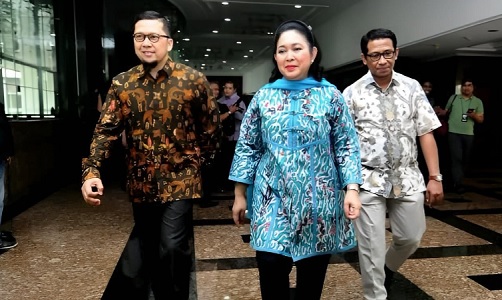 Syamsul Rizal bersama Ketua Komisi II DPRI Ahmad Doli Kurnia & Ibu Titiek Prabowo Subianto