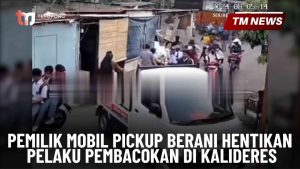 Pemilik Mobil Pickup Berani Hentikan Pelaku Pembac-Cover