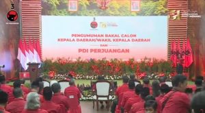 Pengumuman Cagub PDIP