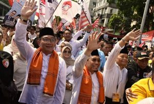 Ridwan Kamil - Suswono tes kesehatan pilkada jakarta