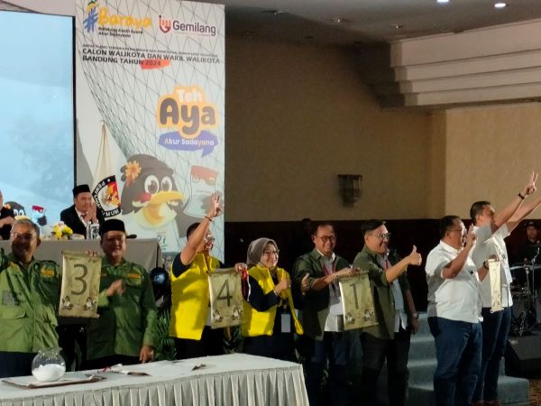 Pengundian Nomor Urut Pilwalkot Bandung