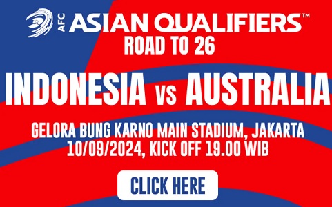 Tiket Indonesia vs Australia