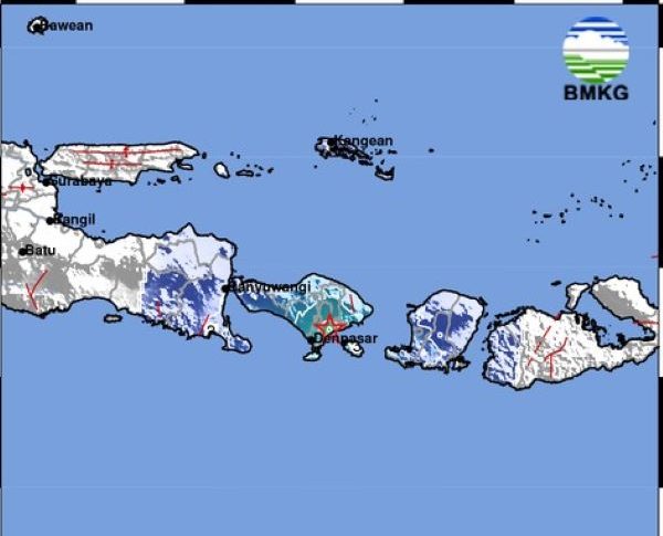Sesar Aktif di Darat Picu Gempa Gianyar