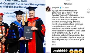 Gelar Doktor Raffi Ahmad