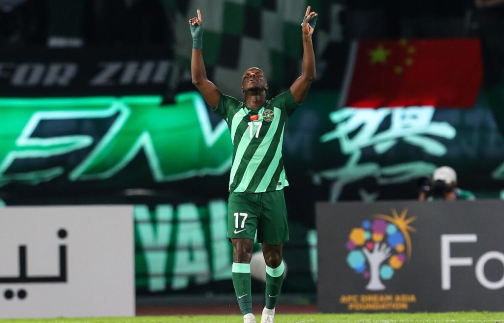 Jean Kouassi Cetak Gol