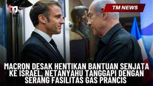 Macron Desak Hentikan Bantuan Senjata ke Israel, N-Cover
